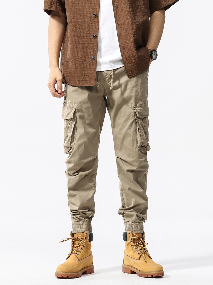 Heavyweight Relaxed Fit Tapered Men's Cargo Pants for Casual Wear