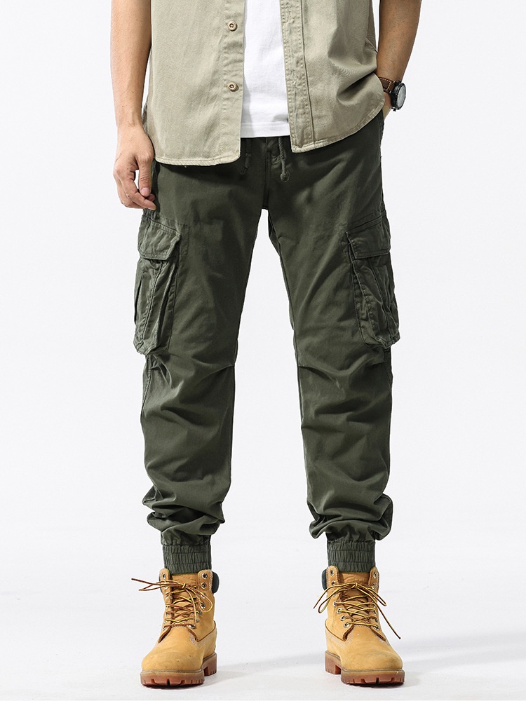 Heavyweight Relaxed Fit Tapered Men's Cargo Pants for Casual Wear
