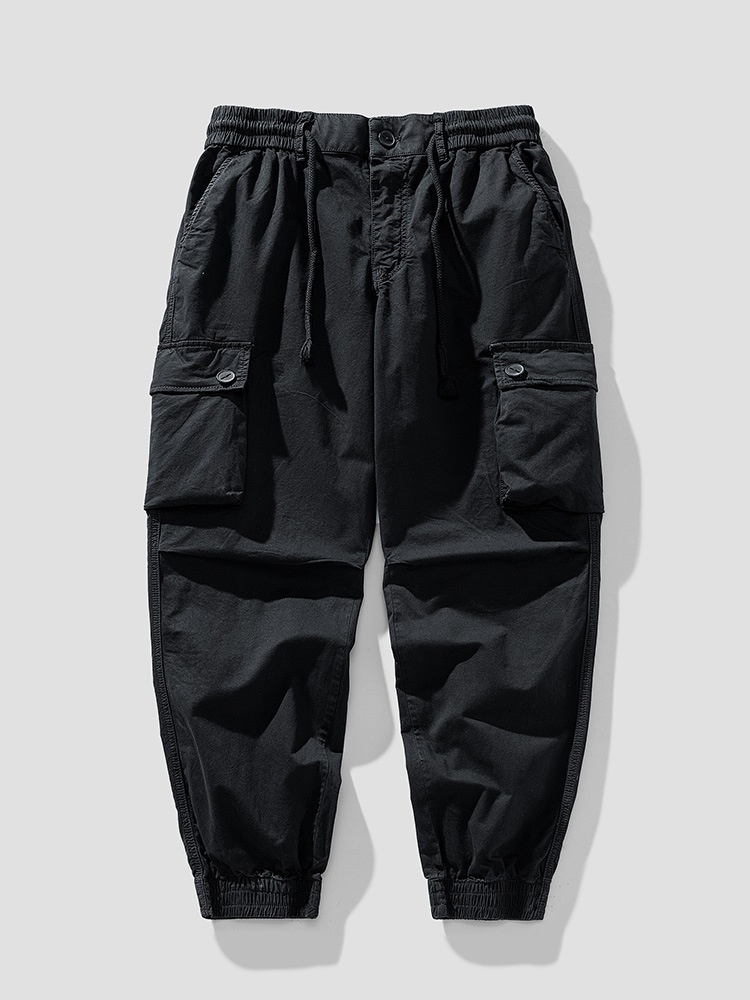 Durable Design Casual Athletic Men's Cargo Pants for Travel and Outdoor Wear