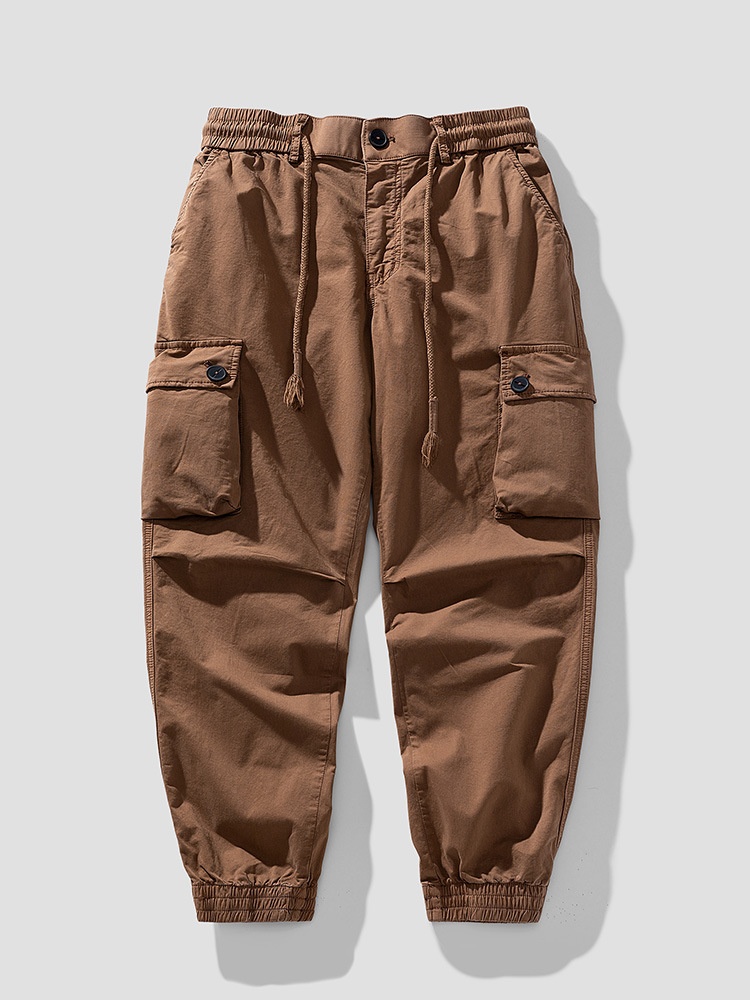 Durable Design Casual Athletic Men's Cargo Pants for Travel and Outdoor Wear