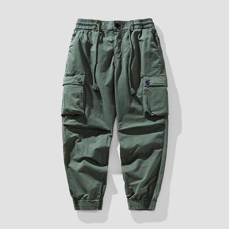 Durable Design Casual Athletic Men's Cargo Pants for Travel and Outdoor Wear