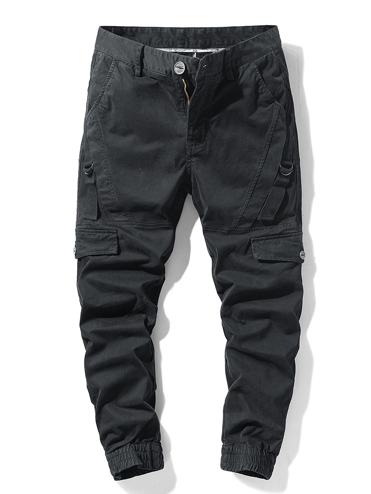 Functional Outdoor Performance Men's Cargo Pants for Casual Athletic Wear