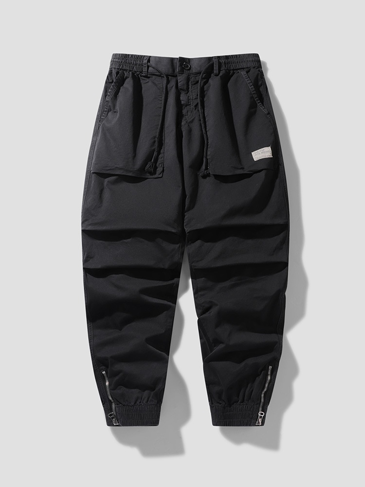 Vintage-Inspired Tapered Men's Cargo Pants for Casual Wear