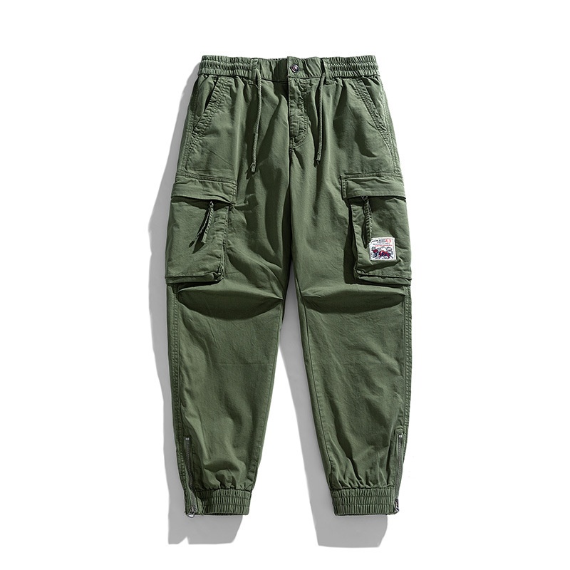 Cargohose für Herren mit Reißverschluss und Stretch-Passform für die Freizeit