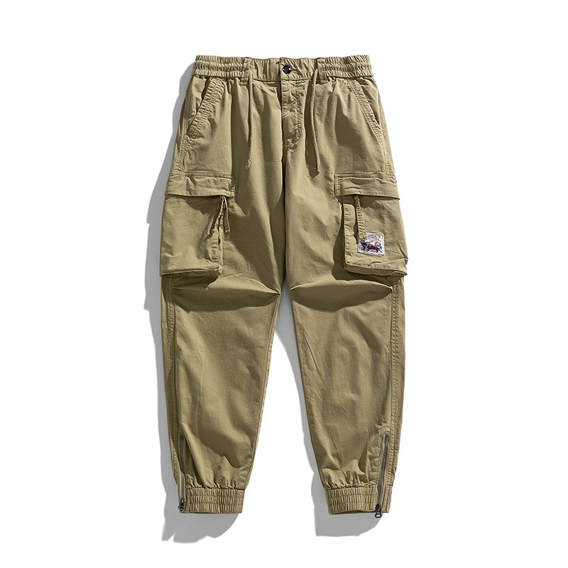 Cargohose für Herren mit Reißverschluss und Stretch-Passform für die Freizeit