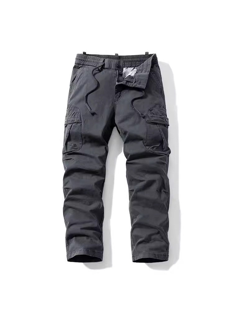 Functional Multi-Pocket Outdoor Men's Cargo Pants for Casual Wear