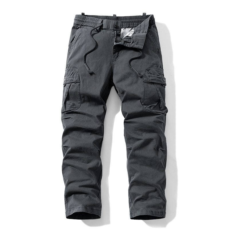 Functional Multi-Pocket Outdoor Men's Cargo Pants for Casual Wear