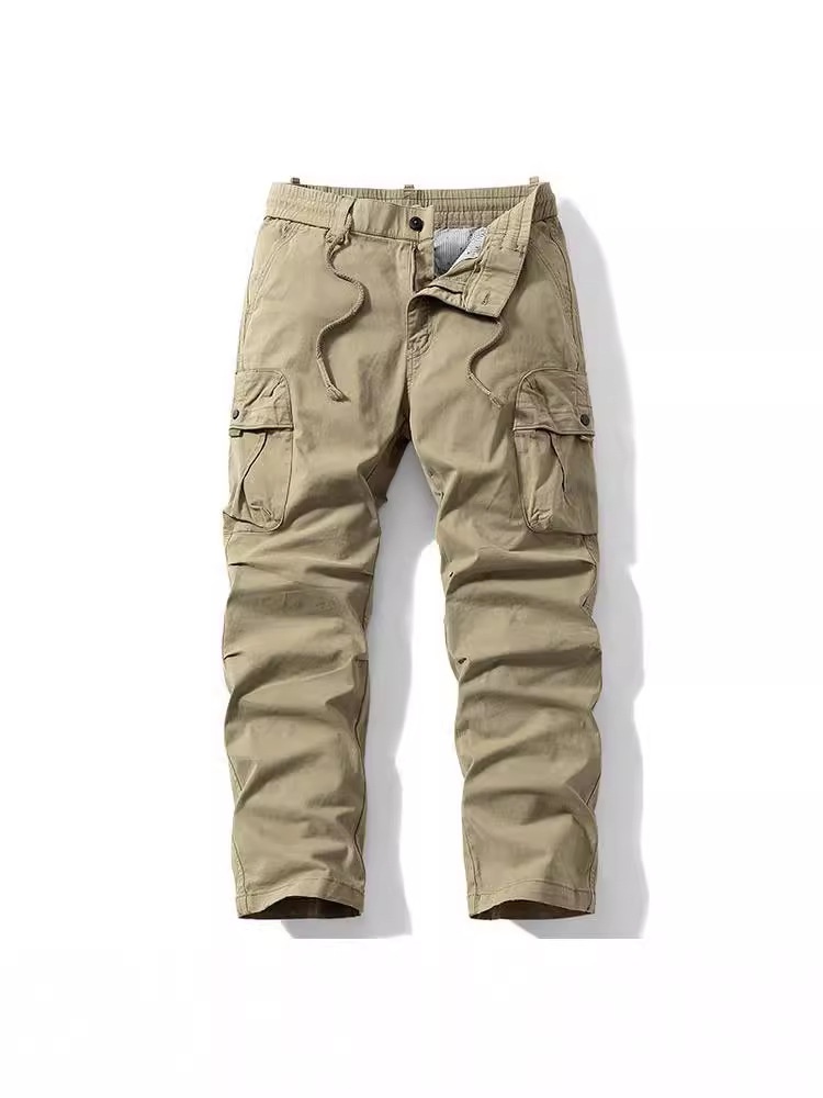 Functional Multi-Pocket Outdoor Men's Cargo Pants for Casual Wear