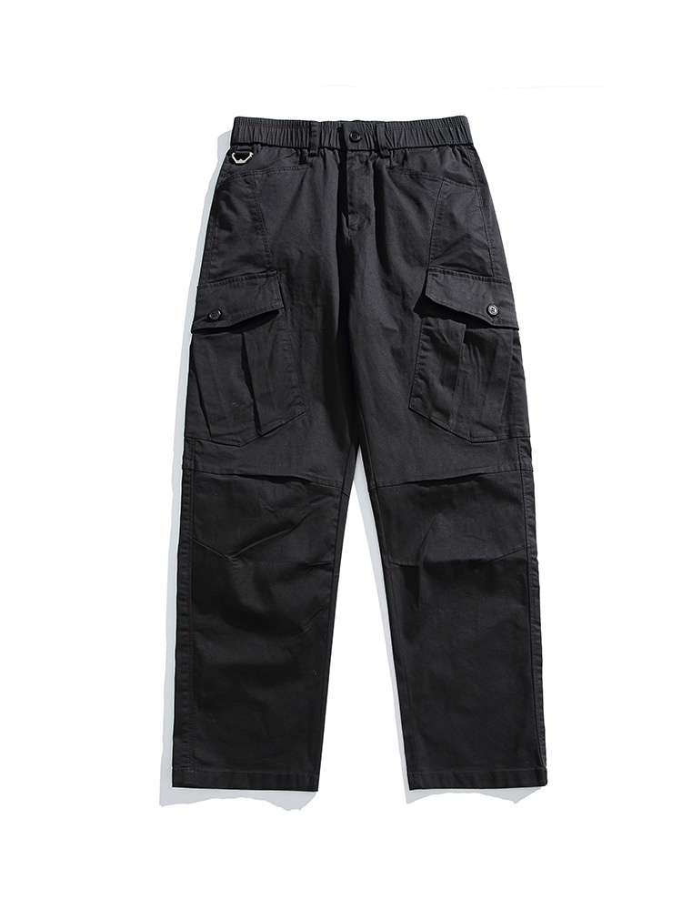 Functional Pleated Multi-Pocket Casual Men's Cargo Pants
