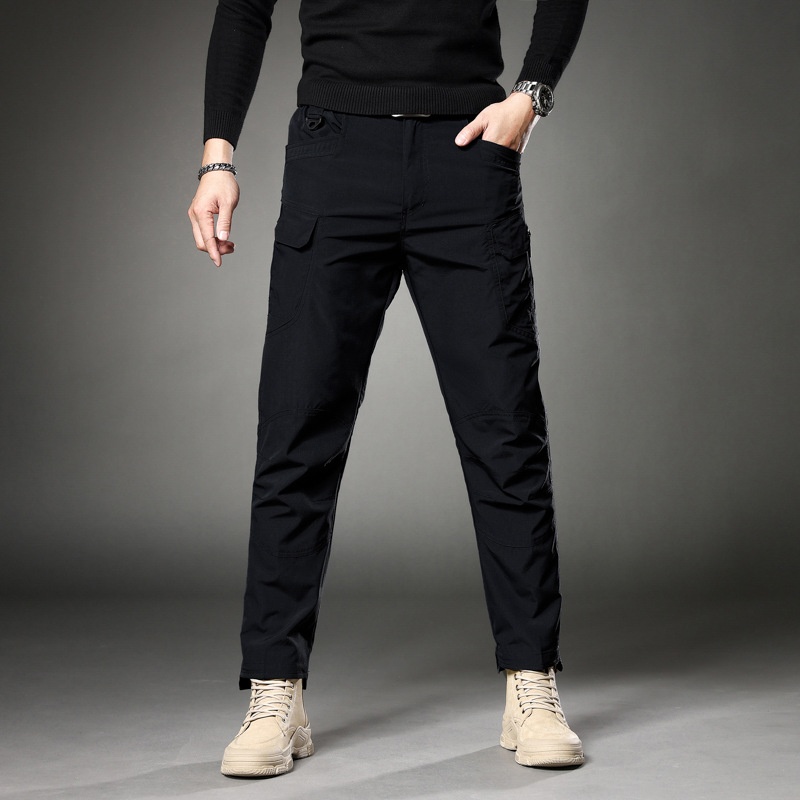 Slim Fit Vintage Straight Leg Men's Cargo Pants