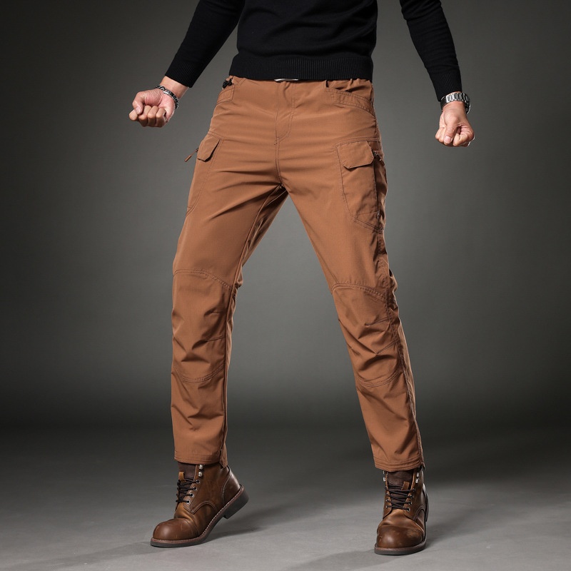 Slim Fit Vintage Straight Leg Men's Cargo Pants