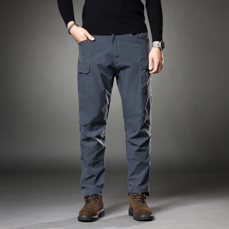 Slim Fit Vintage Straight Leg Men's Cargo Pants