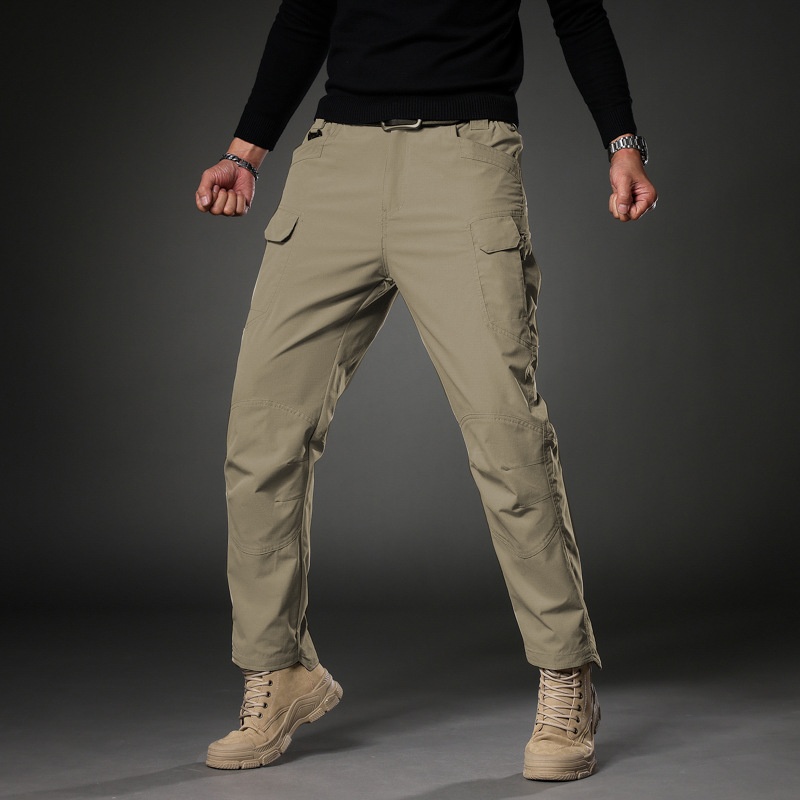Slim Fit Vintage Straight Leg Men's Cargo Pants