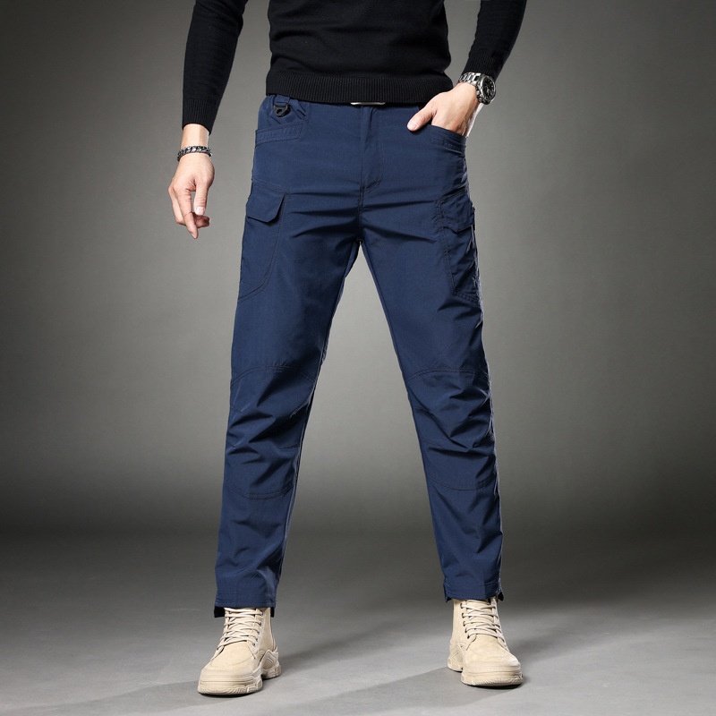 Slim Fit Vintage Straight Leg Men's Cargo Pants