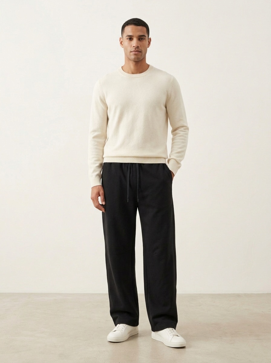 Functional Multi-Pocket Fleece-Lined Men's Cargo Pants for Winter Casual Wear