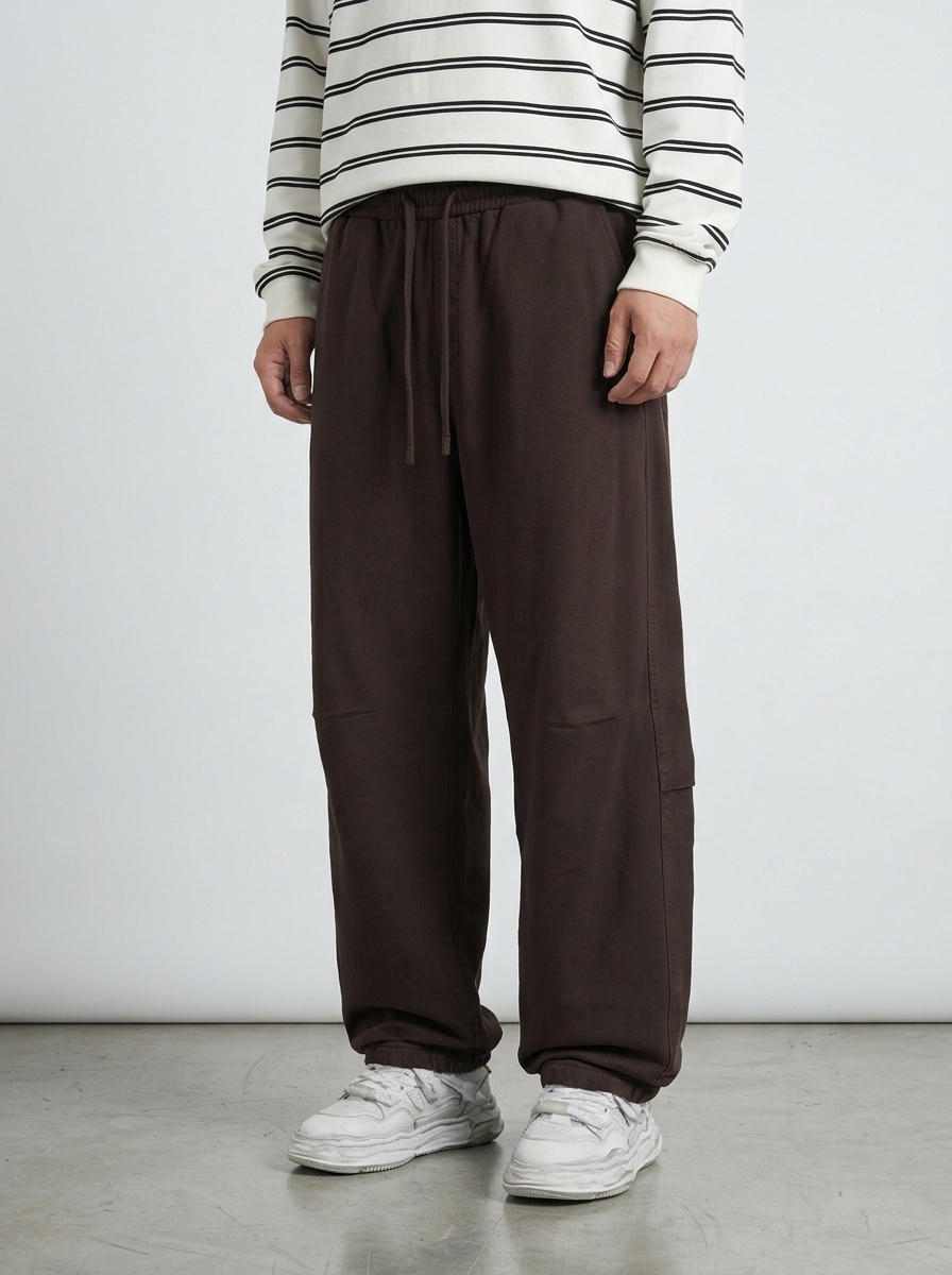 Functional Multi-Pocket Fleece-Lined Men's Cargo Pants for Winter Casual Wear