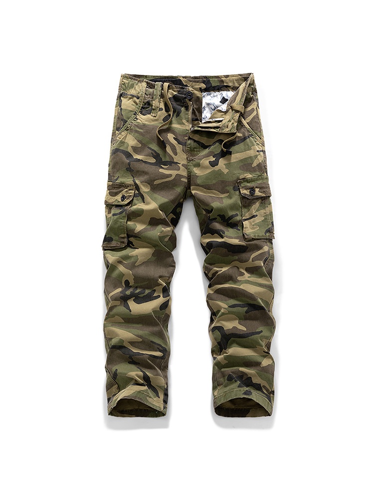 Straight Fit Outdoor Tactical Men's Cargo Pants for Casual Wear
