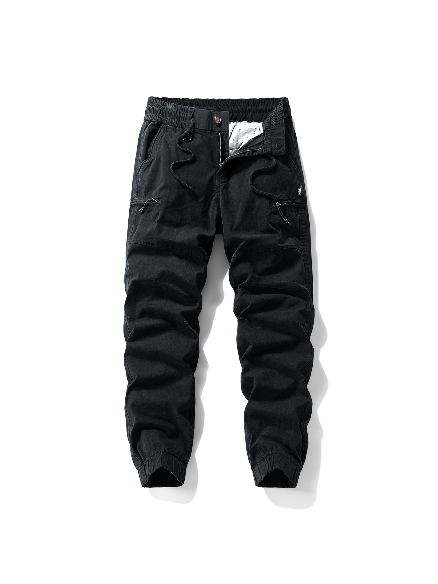 Vintage Multi-Pocket Outdoor Tapered Men's Cargo Pants for Casual Wear