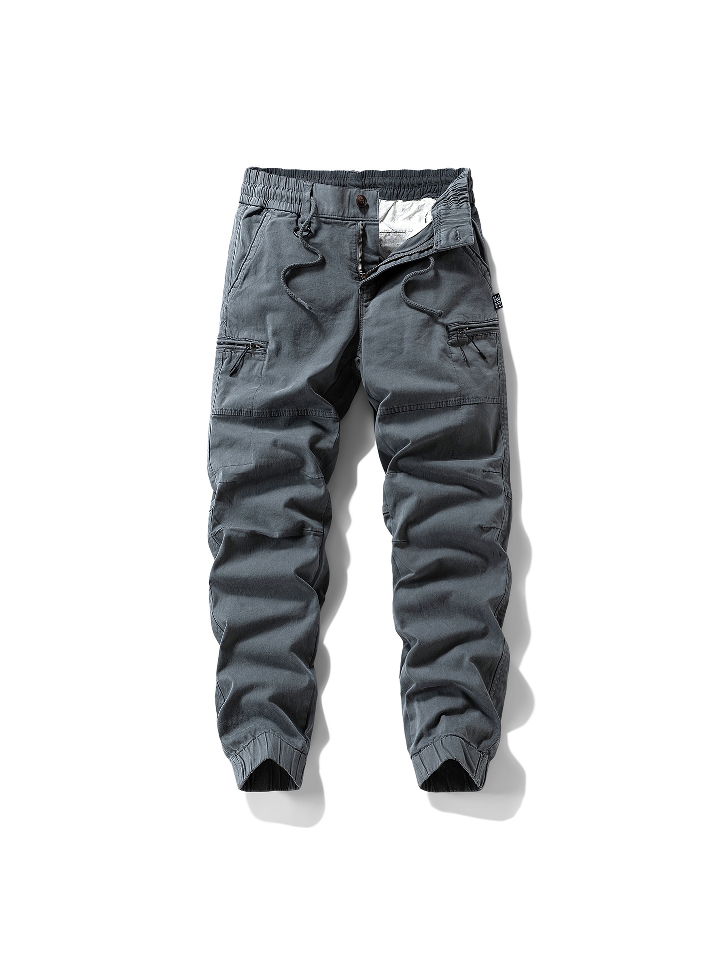 Vintage Multi-Pocket Outdoor Tapered Men's Cargo Pants for Casual Wear