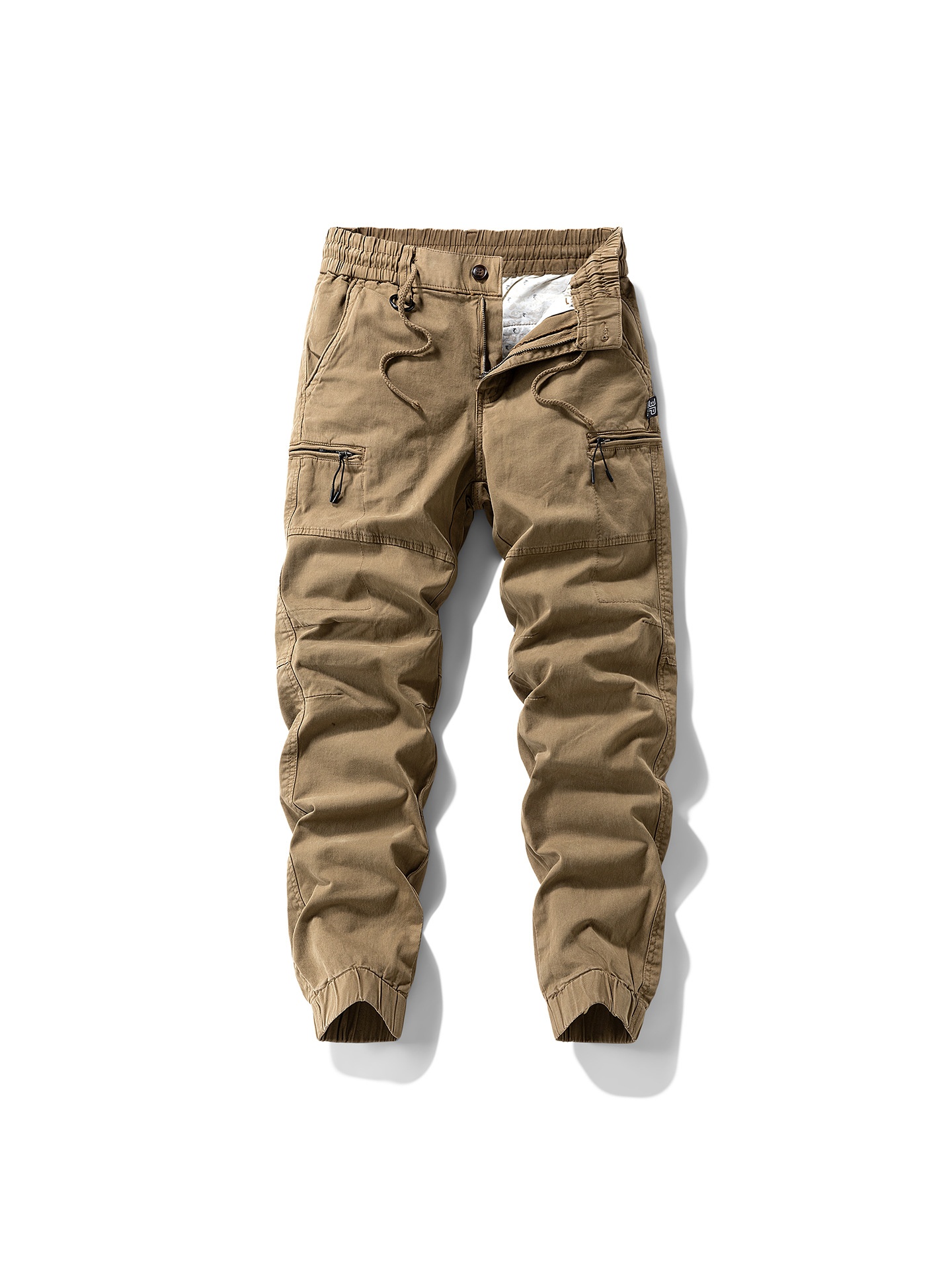 Vintage Multi-Pocket Outdoor Tapered Men's Cargo Pants for Casual Wear