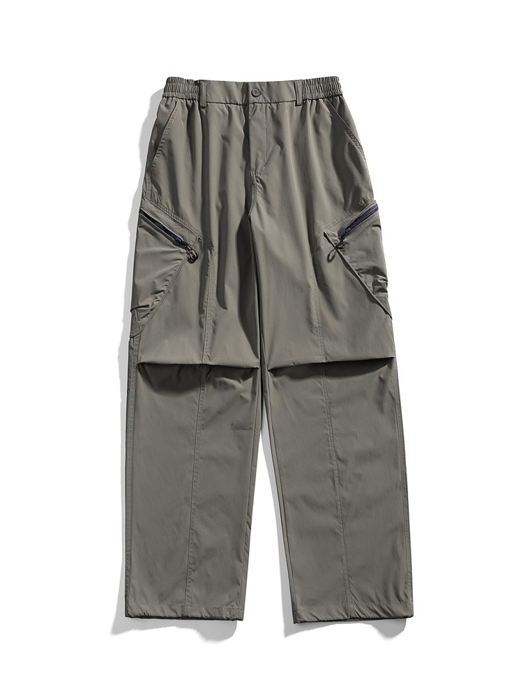 Wide-Leg Multi-Pocket Vintage Casual Men's Cargo Pants
