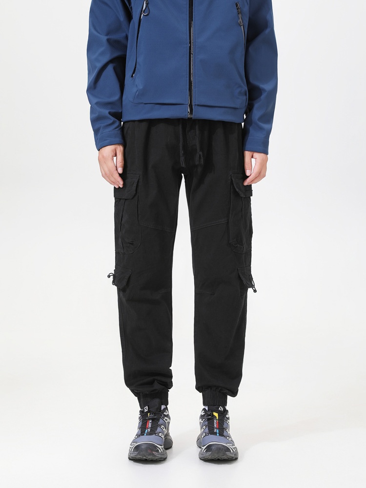 Multi-Pocket Cuffed Casual Autumn Men's Cargo Pants
