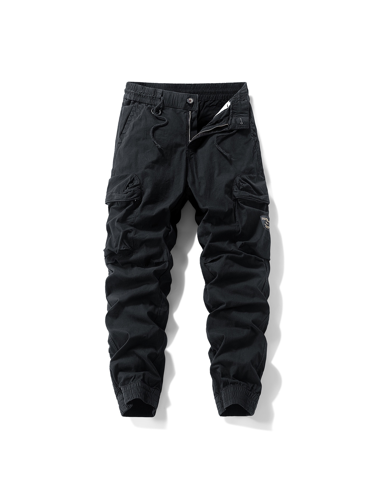 Tapered Retro Multi-Pocket Men's Cargo Pants for Casual Wear