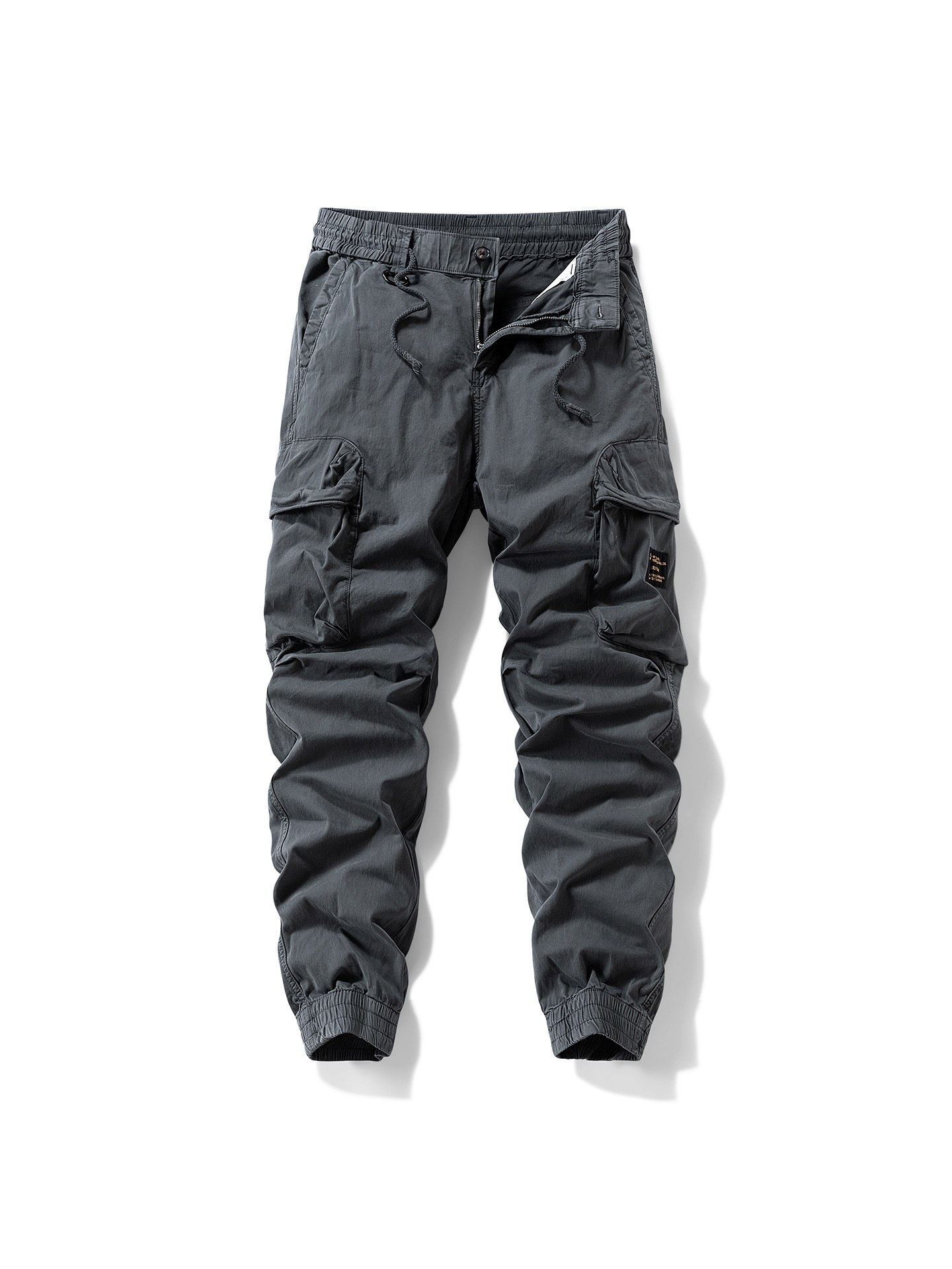 Tapered Retro Multi-Pocket Men's Cargo Pants for Casual Wear