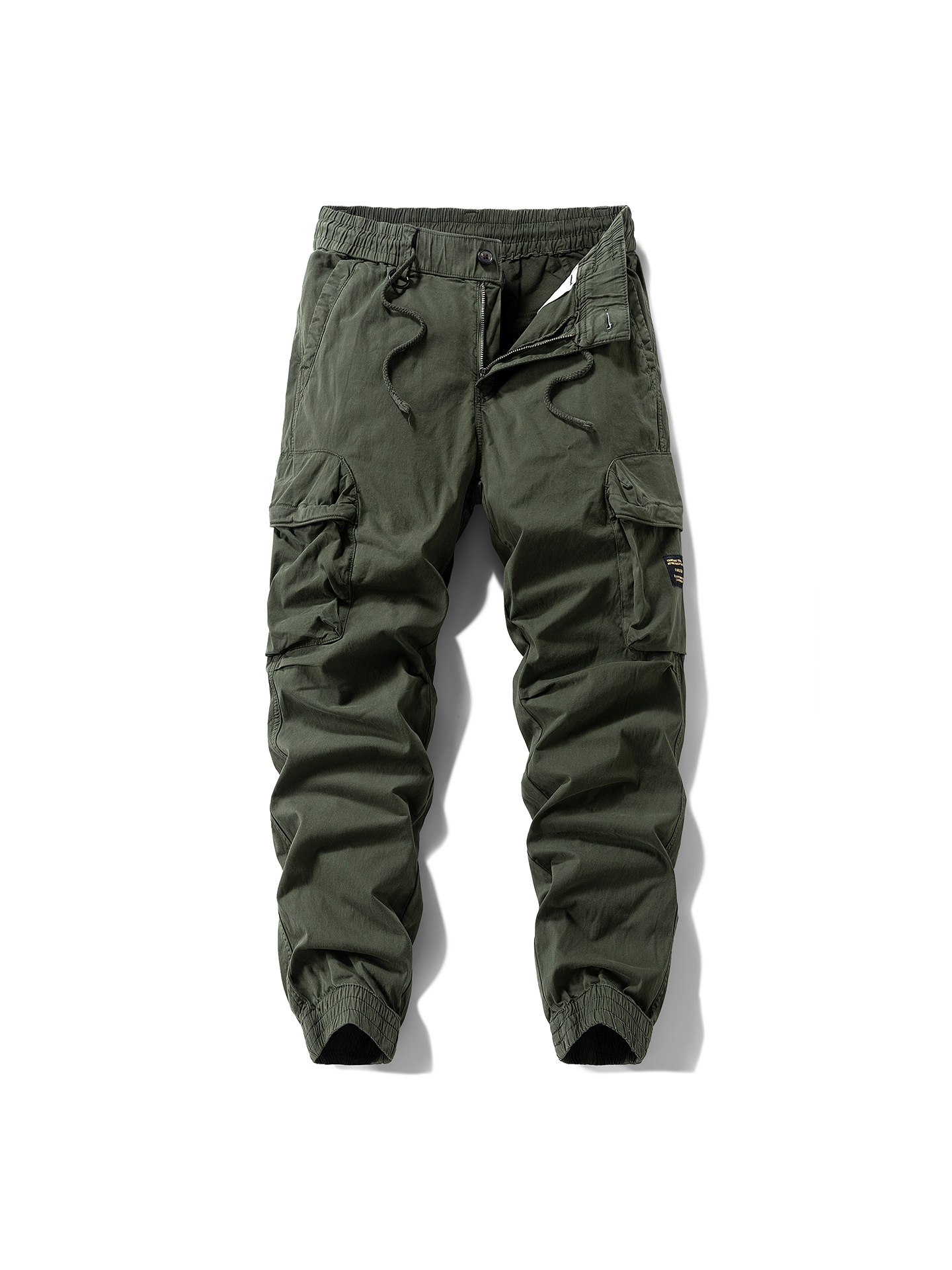 Tapered Retro Multi-Pocket Men's Cargo Pants for Casual Wear