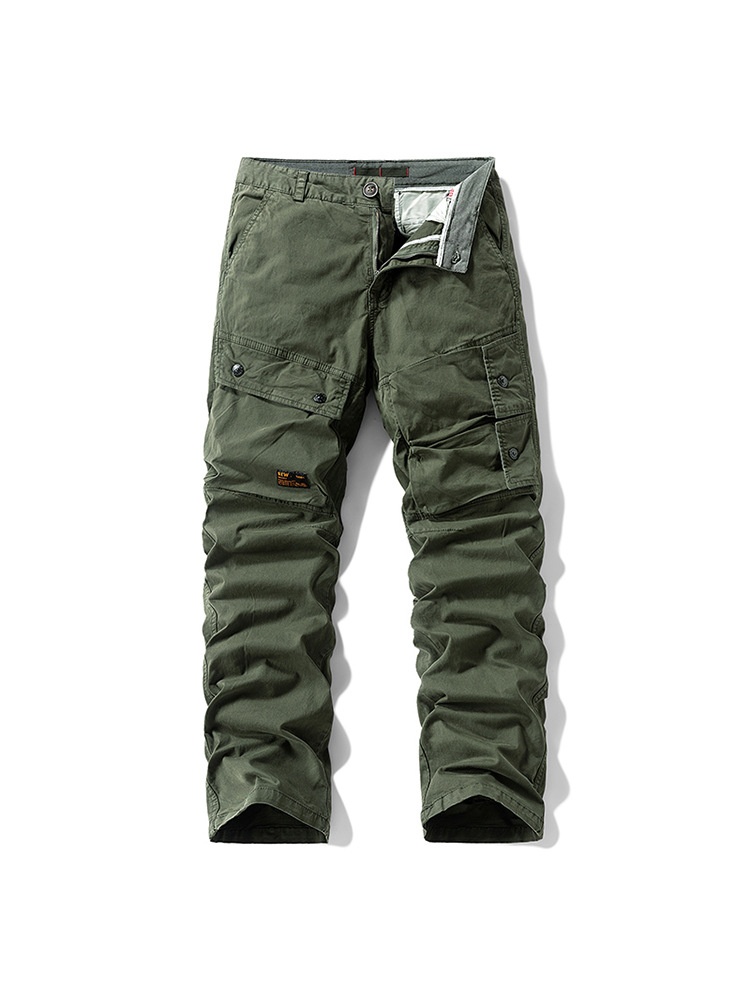 Multi-Pocket Casual Spring Men's Cargo Pants for Outdoor Wear