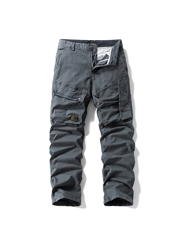 Multi-Pocket Casual Spring Men's Cargo Pants for Outdoor Wear