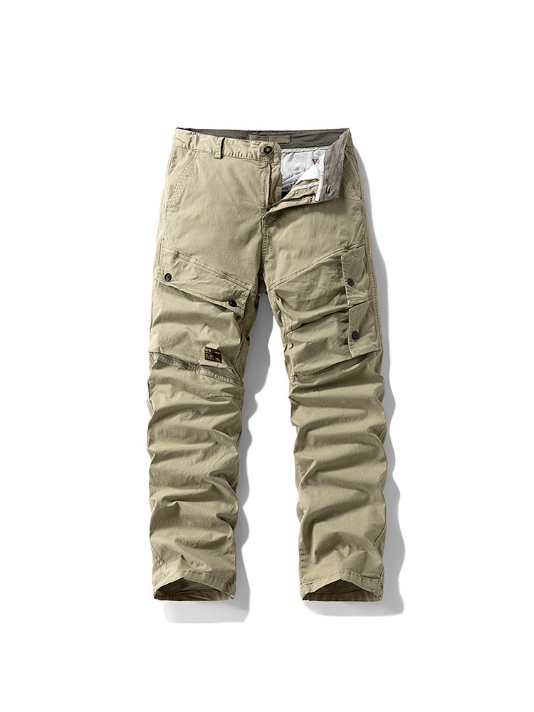 Multi-Pocket Casual Spring Men's Cargo Pants for Outdoor Wear