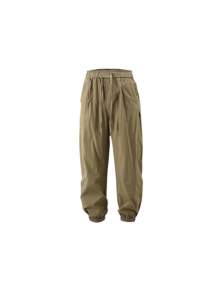 Loose Fit Straight Leg Men's Cargo Pants for Outdoor Casual Wear