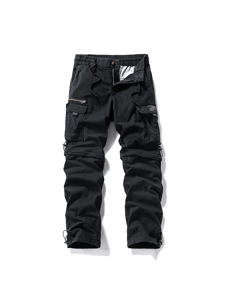 Straight Leg Loose Fit High Street Outdoor Men's Cargo Pants for Casual Wear