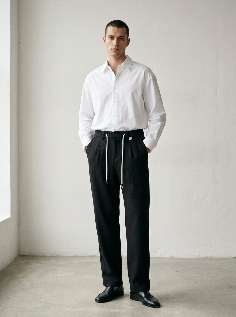 Straight Leg Versatile Men's Cargo Pants for Casual Athletic Wear