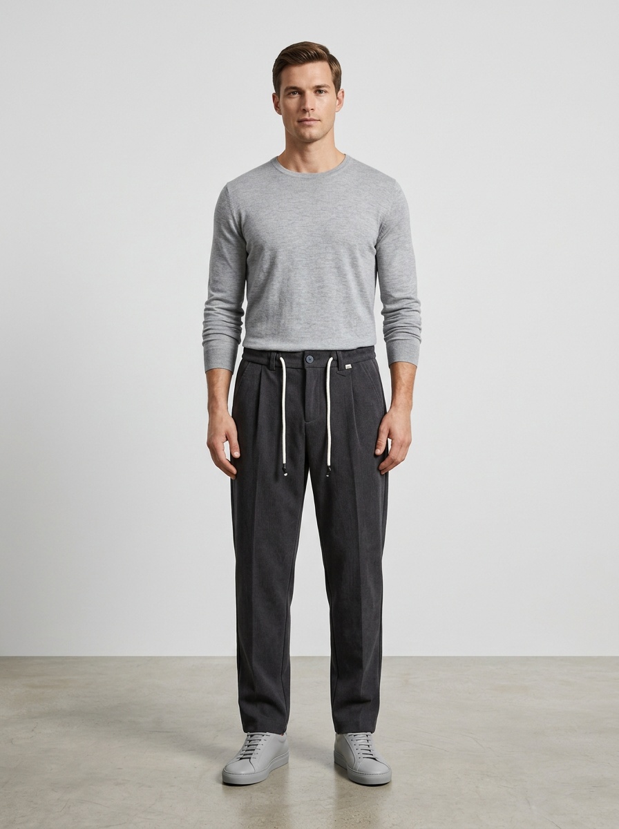 Straight Leg Versatile Men's Cargo Pants for Casual Athletic Wear