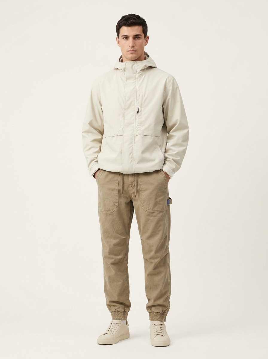 Relaxed Fit Vintage Men's Cargo Pants for Outdoor Casual Wear