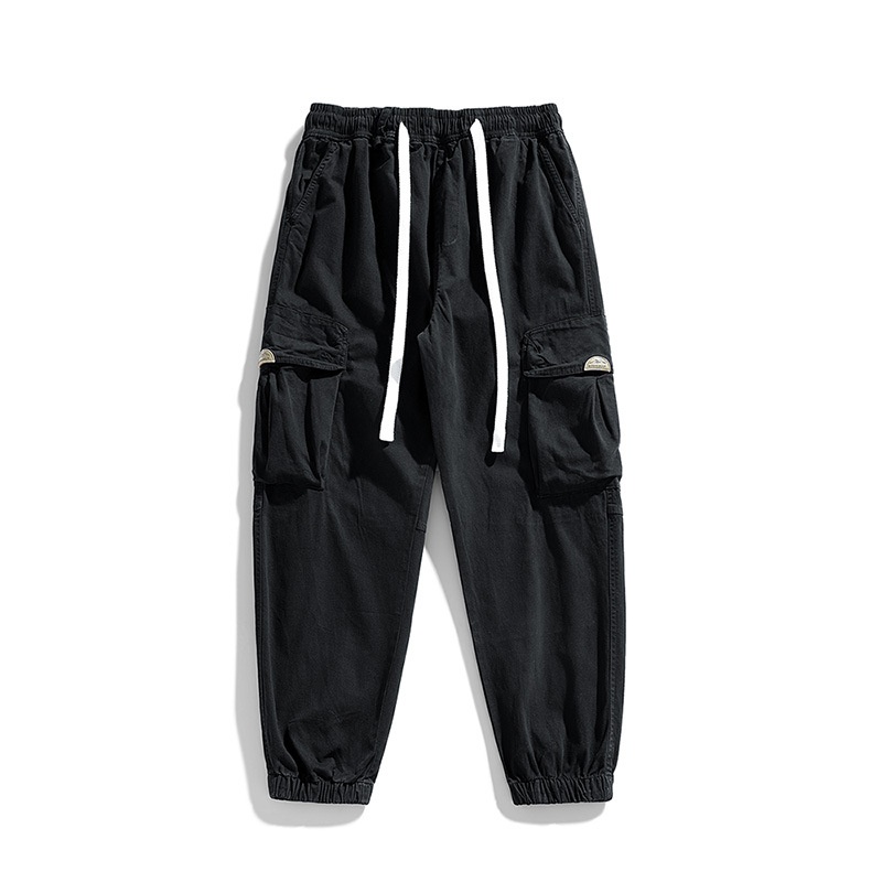 Durable Relaxed Fit Cuffed Men's Cargo Pants for Casual Wear