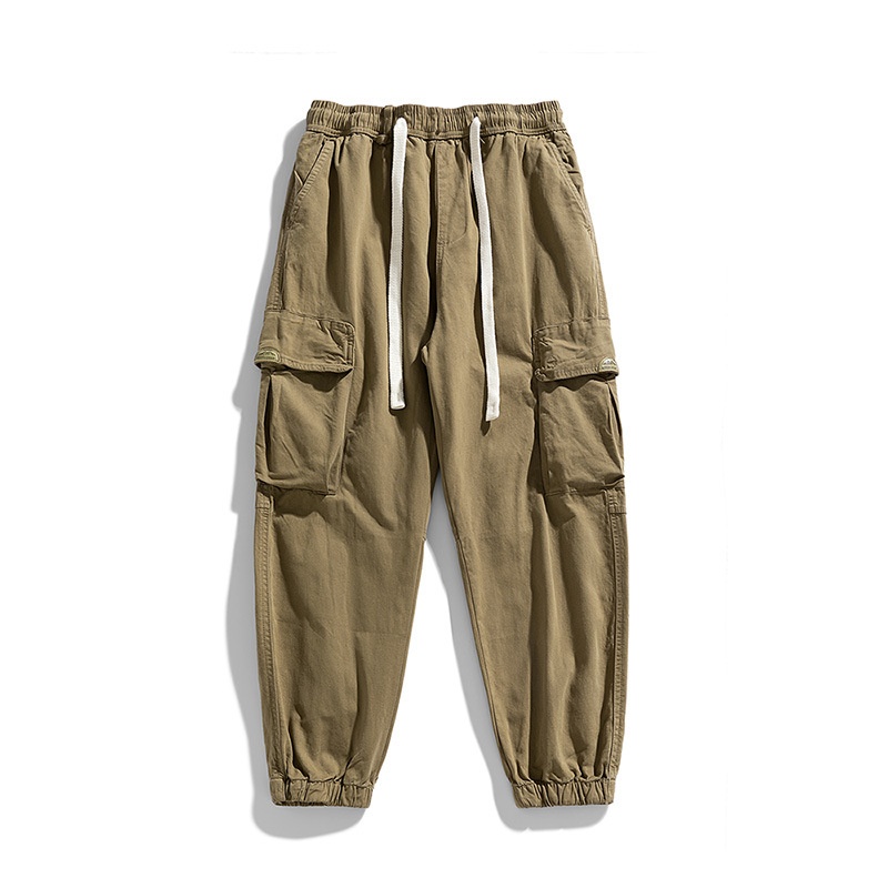 Durable Relaxed Fit Cuffed Men's Cargo Pants for Casual Wear