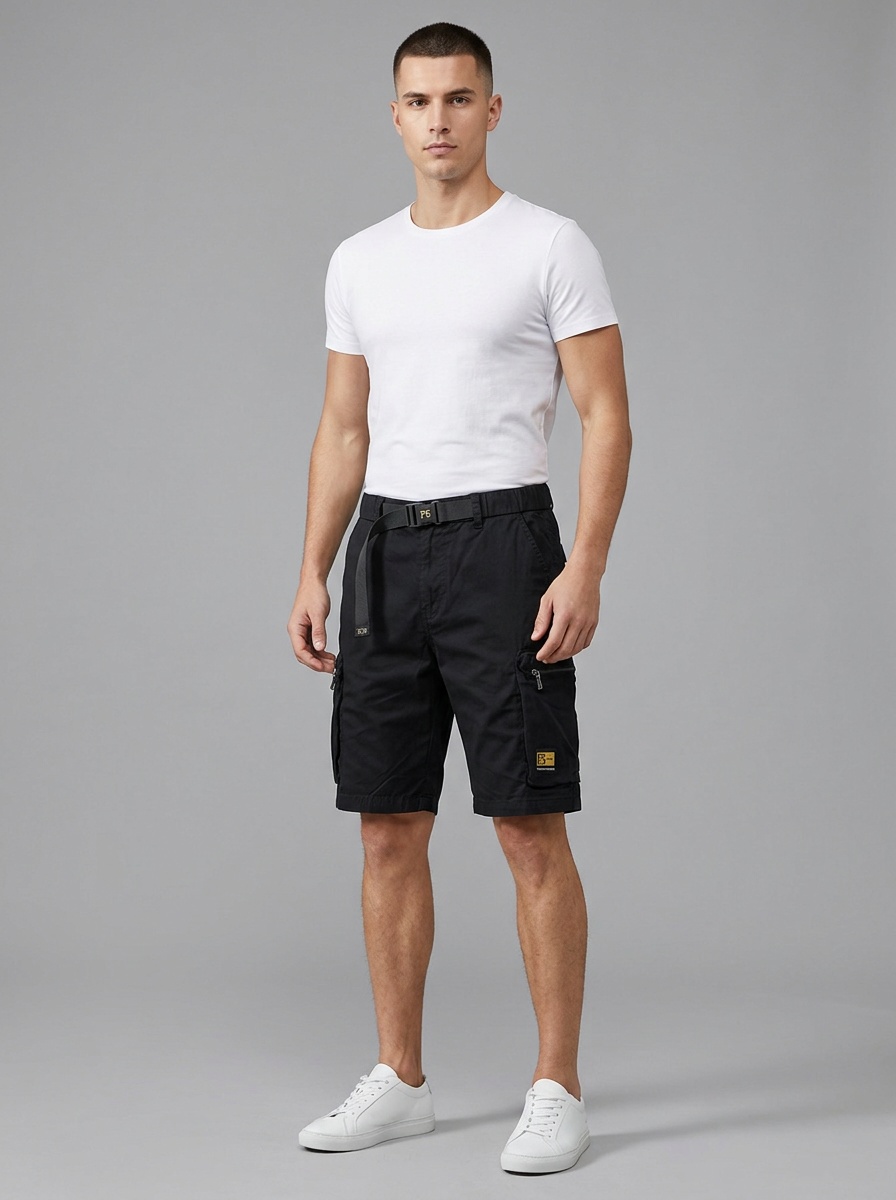 Stretch Fit Vintage Men's Cargo Pants for Casual Active Wear