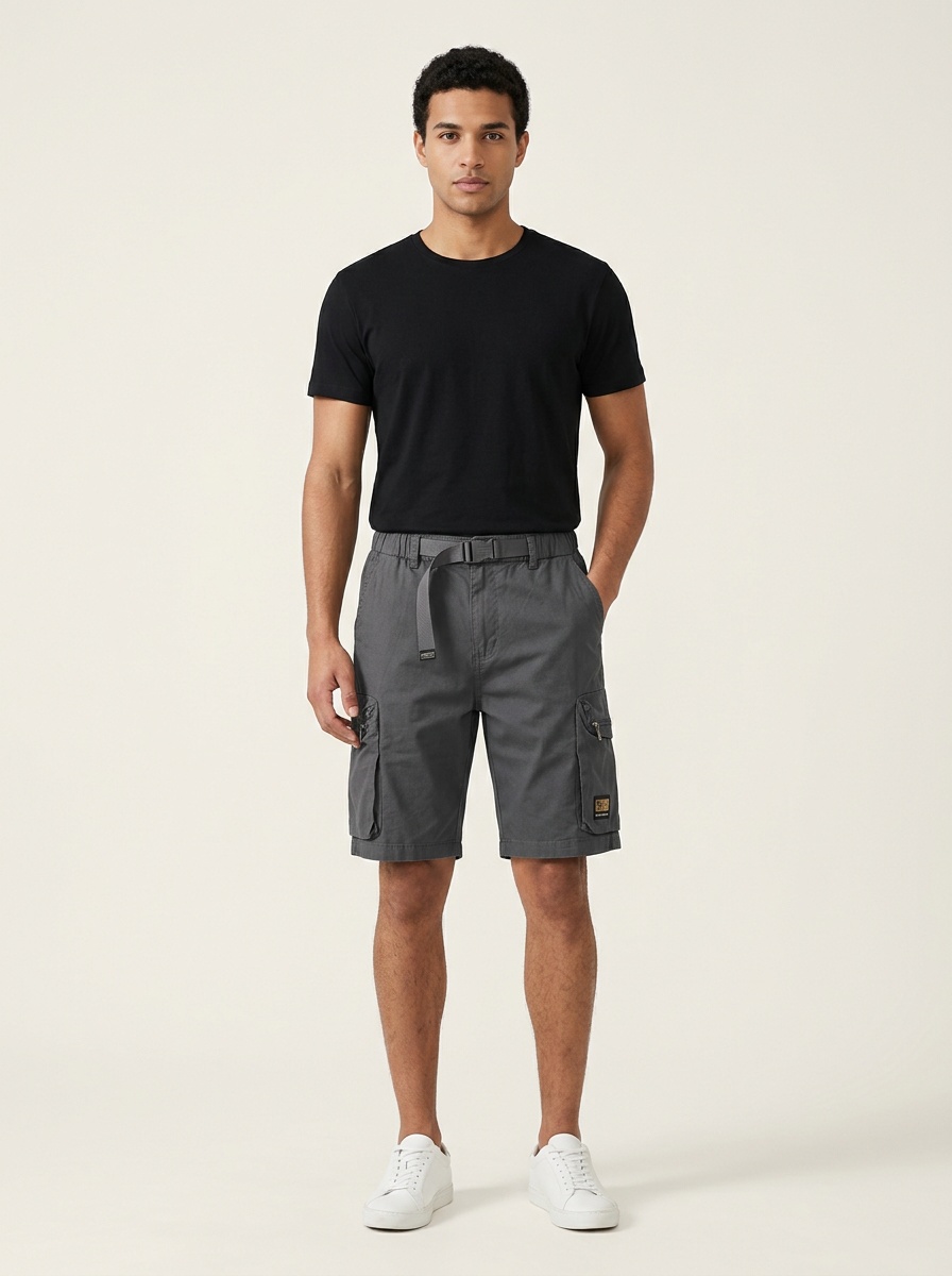 Stretch Fit Vintage Men's Cargo Pants for Casual Active Wear