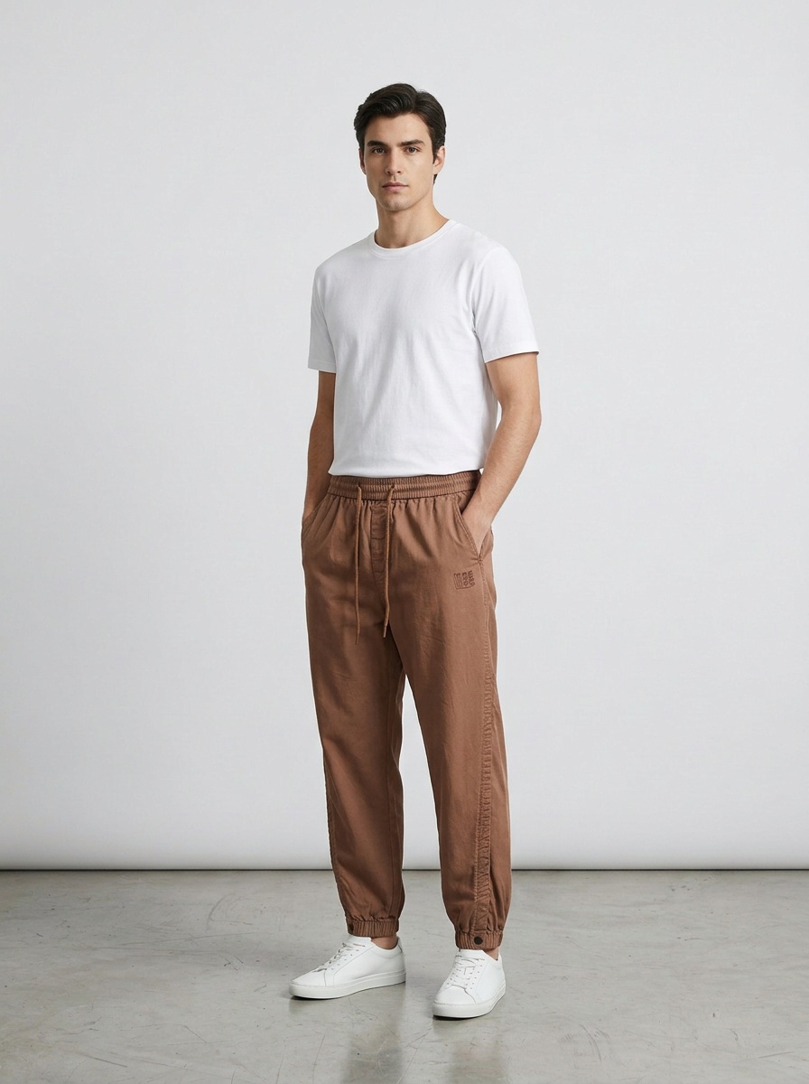 Schmal zulaufende Stretch-Cargohose für Herren, geeignet für Outdoor-Sportarten