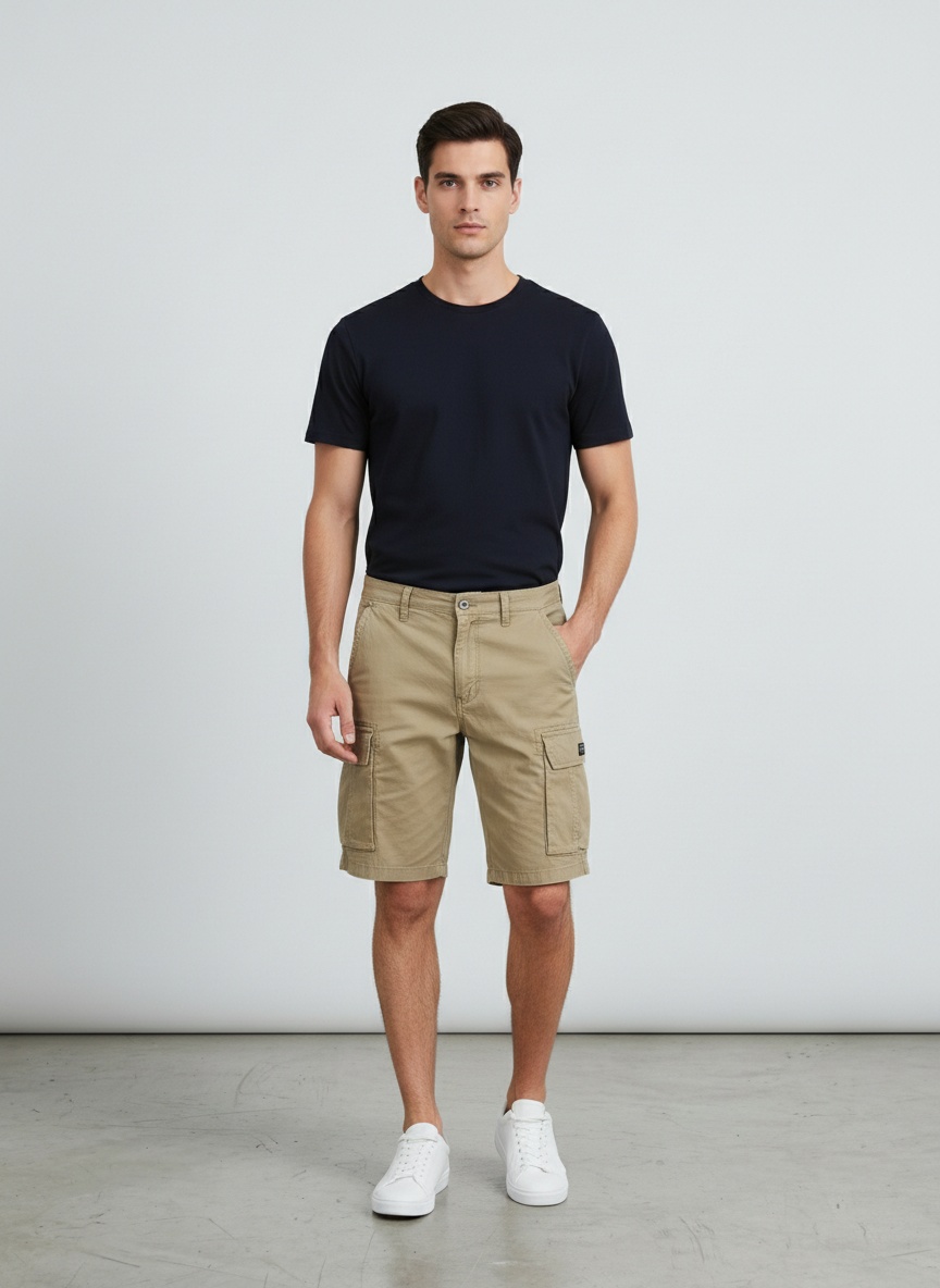 Vintage-inspirierte, vielseitige Herren-Cargoshorts für sportliche Outdoor-Aktivitäten