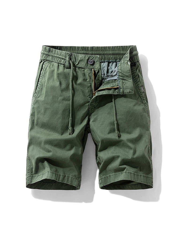 Lässige, sportliche Sommer-Cargoshorts für Herren mit Kordelzug
