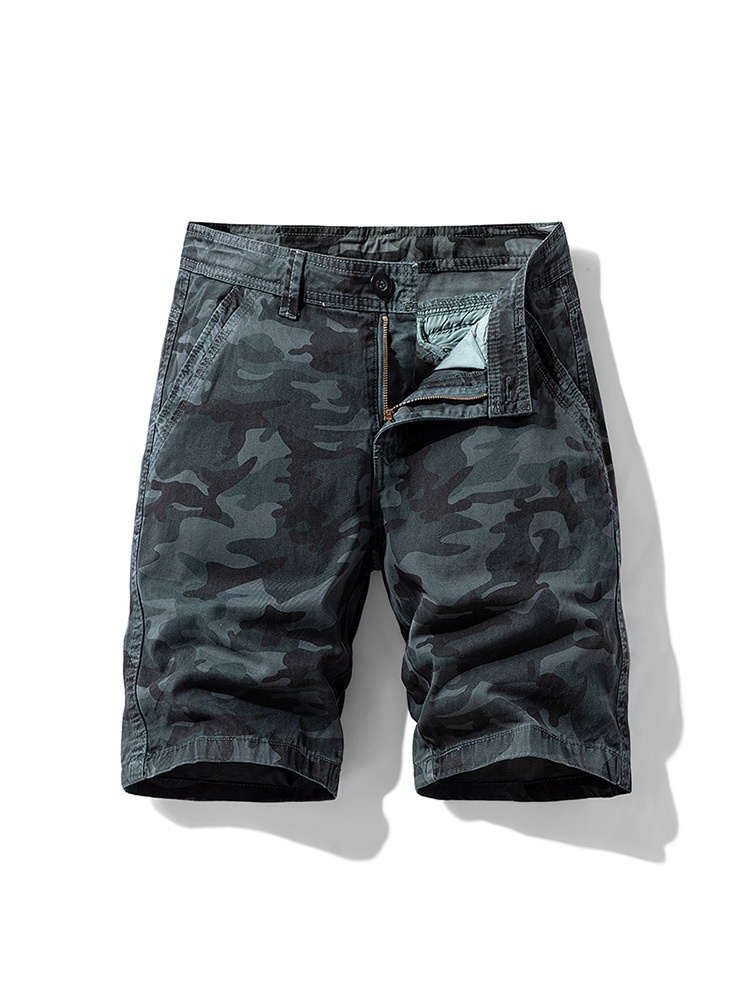 Camouflage Street Style Men's Cargo Shorts for Summer Casual Wear