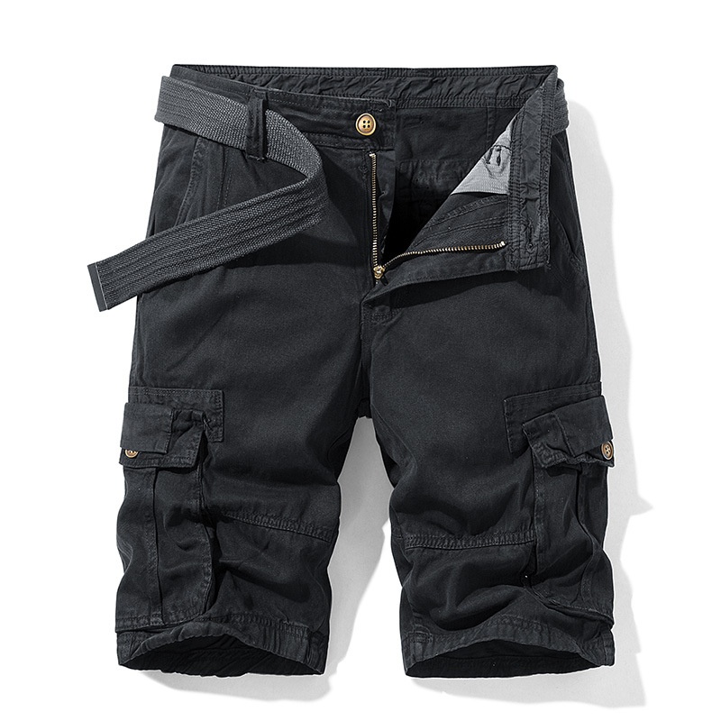 Short cargo homme streetwear vintage coupe ample (ceinture non incluse)