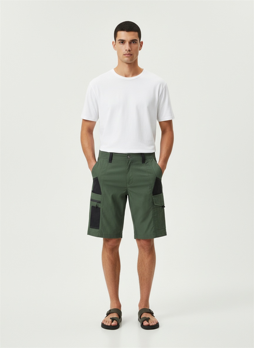Short cargo d'été décontracté pour homme