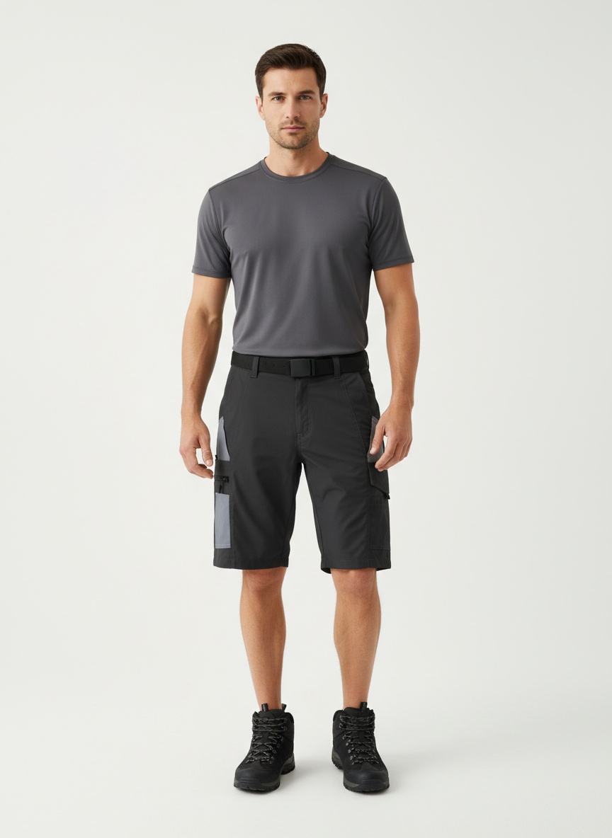 Short cargo d'été décontracté pour homme