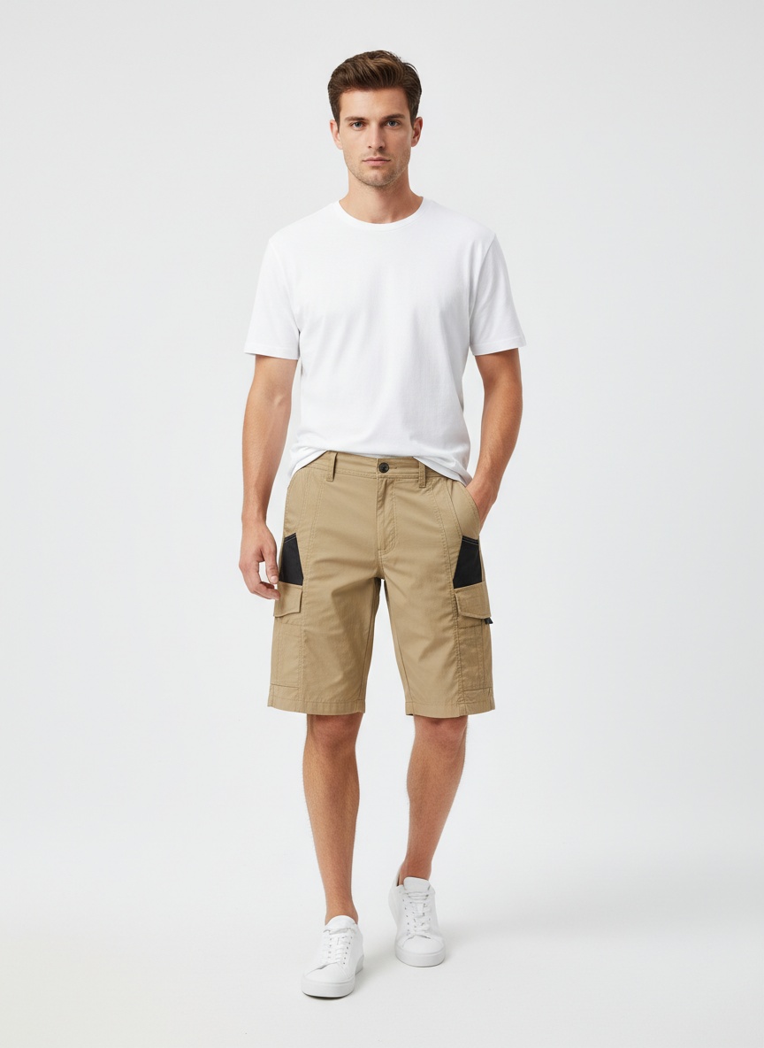 Short cargo d'été décontracté pour homme