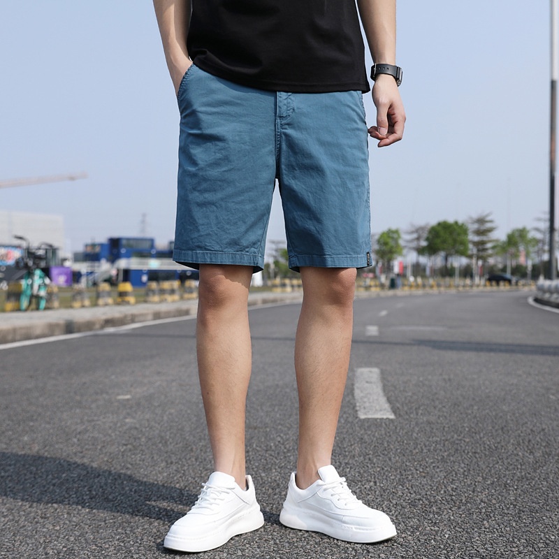 Relaxed Fit Vintage Men's Cargo Shorts for Summer Casual Wear